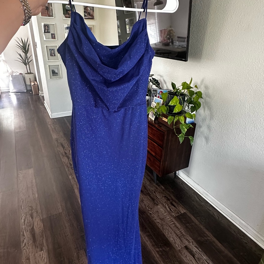 Elegant Blue Evening Dress